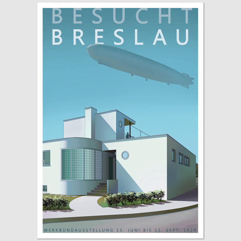 WUWA 2, Wrocław 1929-2019, pocztówka, Jan Jerzmański