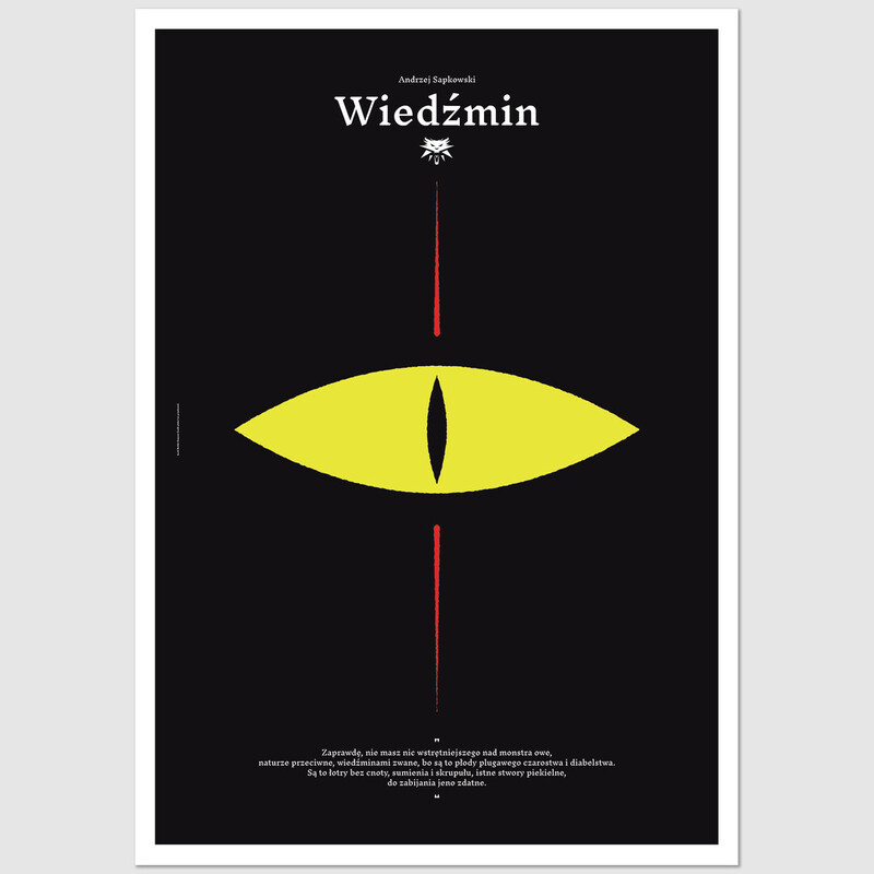 Wiedźmin, pocztówka, Jacek Rudzki