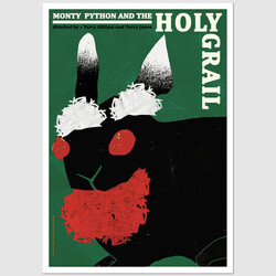 Holy Grail Monty Python postcard, Jakub Zasada