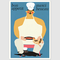 Bon Apetit, postcard by...
