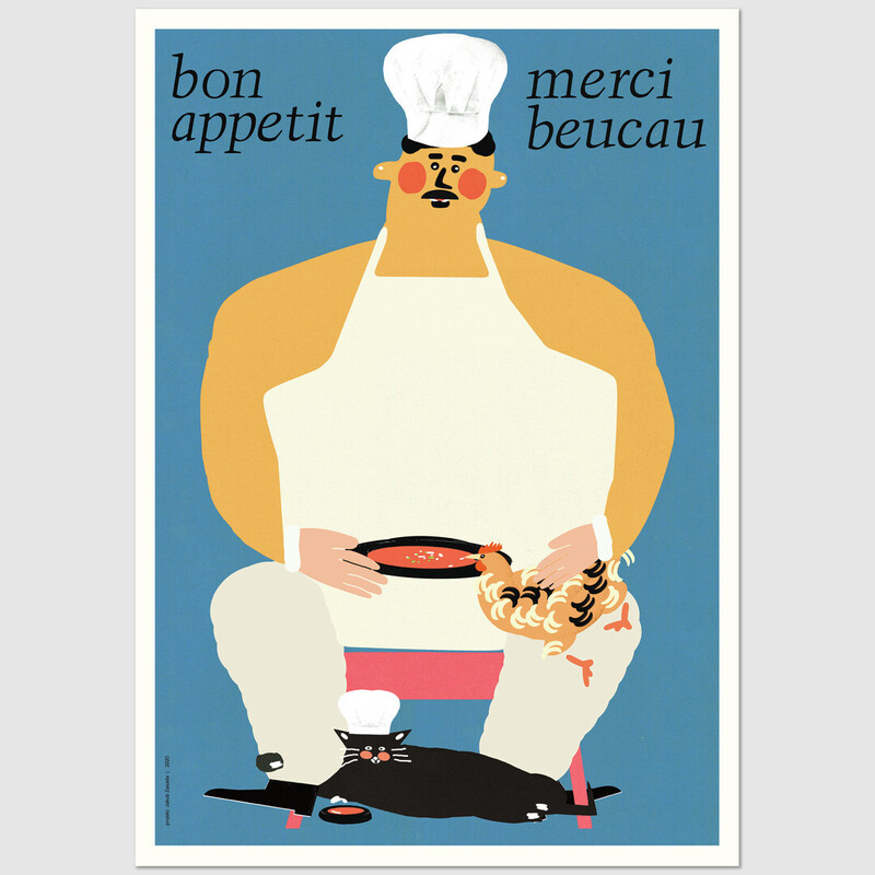 Bon Apetit, postcard by Jakub Zasada