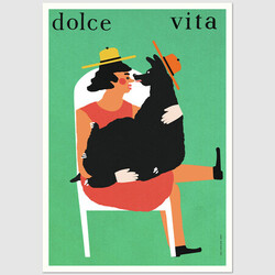 Dolce Vita, postcard by Jakub Zasada