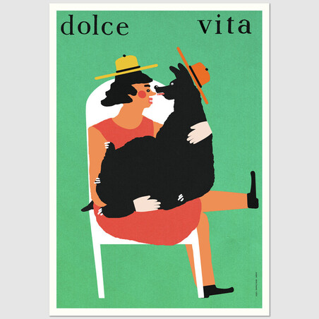 Dolce Vita, postcard by Jakub Zasada