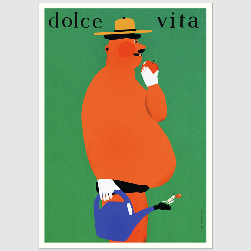 Dolce Vita 2, pocztówka, Jakub Zasada