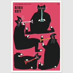 Wild Cats, postcard by Jakub Zasada