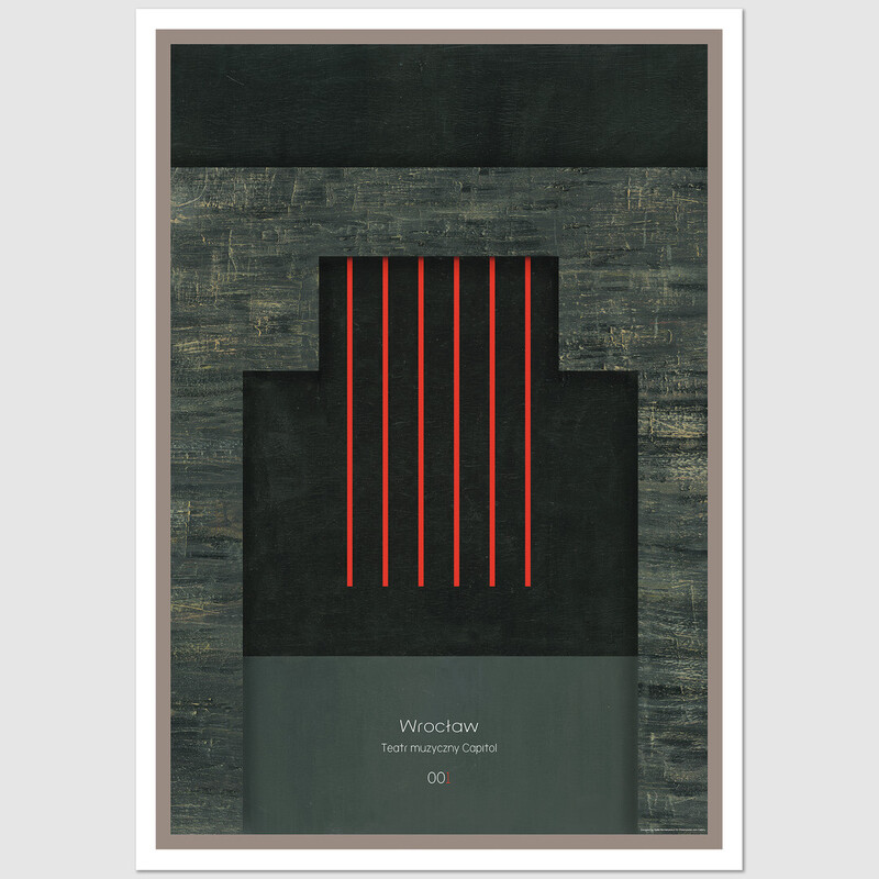 Wrocław 001 Capitol, Postcard by Kuba Michałkiewicz