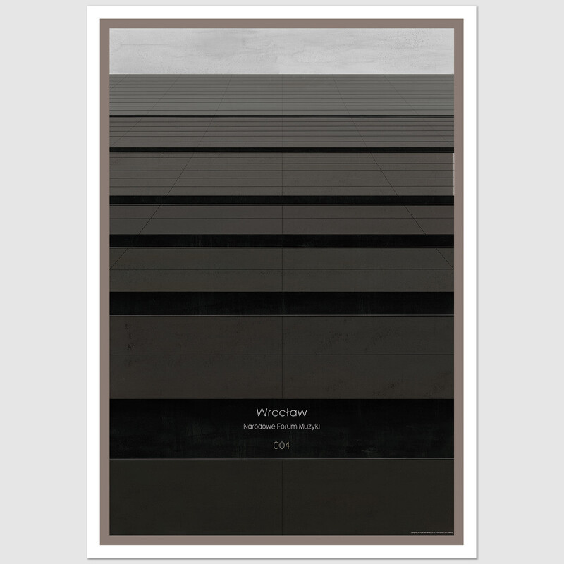 Wrocław 004 Narodowe Forum Muzyki, pocztówka, Kuba Michałkiewicz