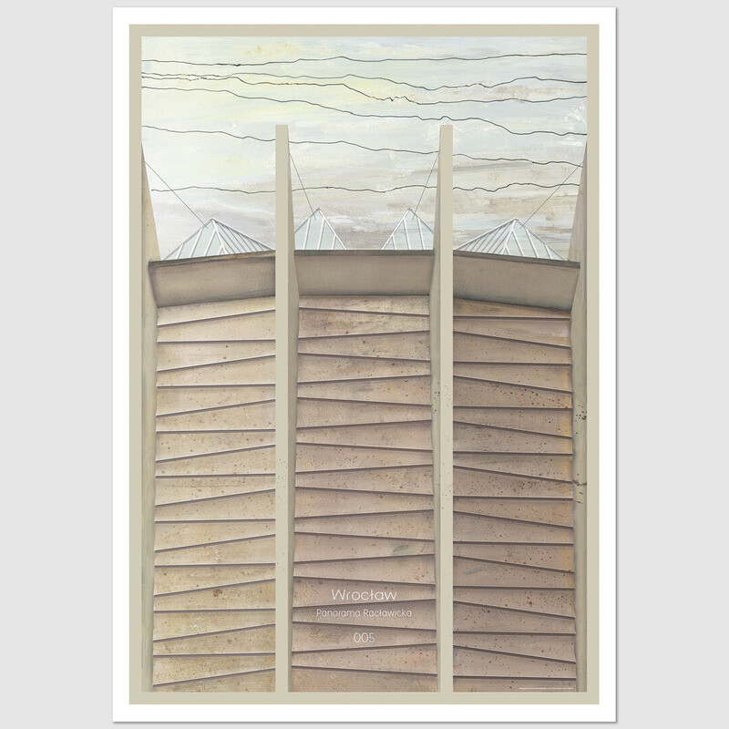 Wrocław 005 Panorama Raclawicka, pocztówka, Kuba Michałkiewicz