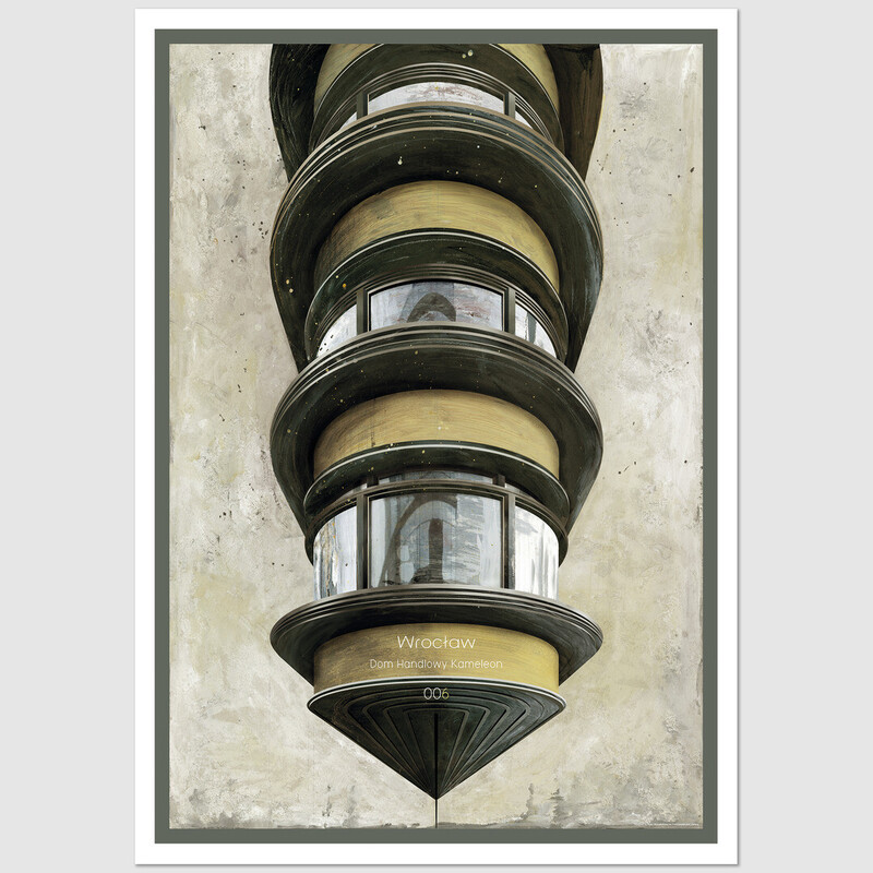 Wrocław 006 Kameleon Department Store, Postcard by Kuba Michałkiewicz