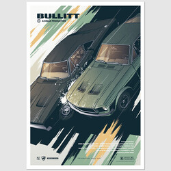 Bullit, postcard by...