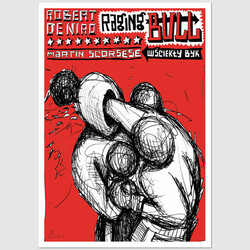 Raging Bull, postcard by...