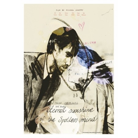 Eternal Sunshine of the Spotless Mind, postcard by Marcelina Amelia