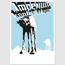 Star Wars: Empire Strikes Back postcard, Michał Książek