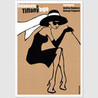Breakfast at Tiffany's, postcard by Michał Książek