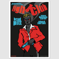 Fight Club postcard, Michał Książek