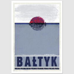 Baltic Sea, Baltyk postcard, Ryszard Kaja