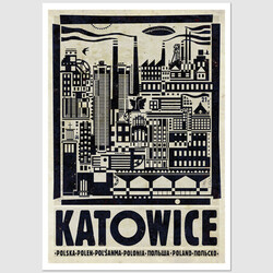 Katowice, postcard by...