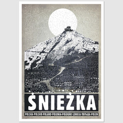 Śnieżka, postcard by...