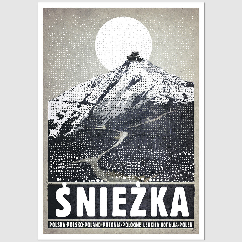 Śnieżka postcard, Ryszard Kaja Śnieżka postcard, Ryszard Kaja