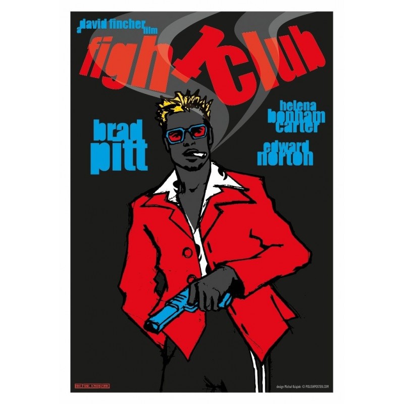 Fight Club, postcard by Michał Książek