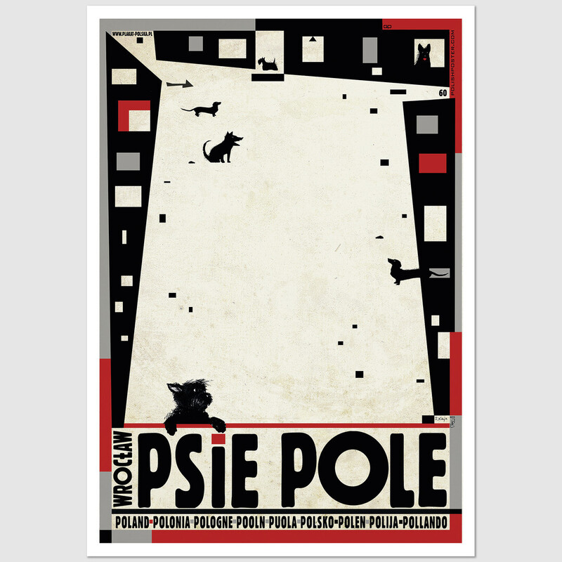 Psie Pole, postcard by Ryszard Kaja Psie Pole, postcard by Ryszard Kaja