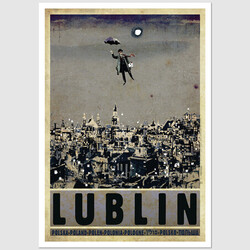 Lublin, postcard by Ryszard Kaja