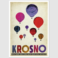 Krosno, pocztówka, Ryszard Kaja