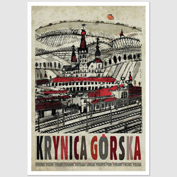 Krynica Górska, postcard by...