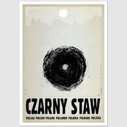 Czarny Staw, postcard by...