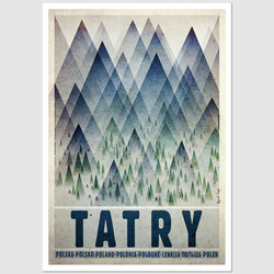 Tatry, postcard by Ryszard...