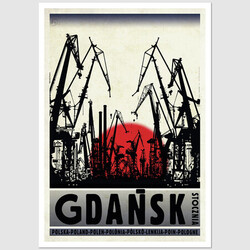 Gdańsk, postcard by Ryszard...