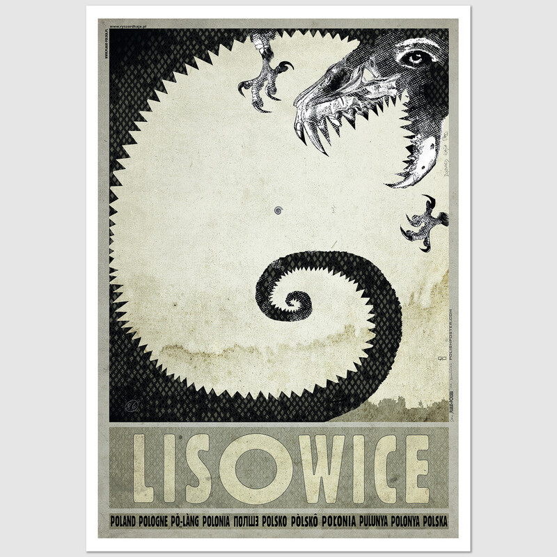 Lisowice, postcard by Ryszard Kaja