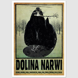 Dolina Narwi, postcard by Ryszard Kaja