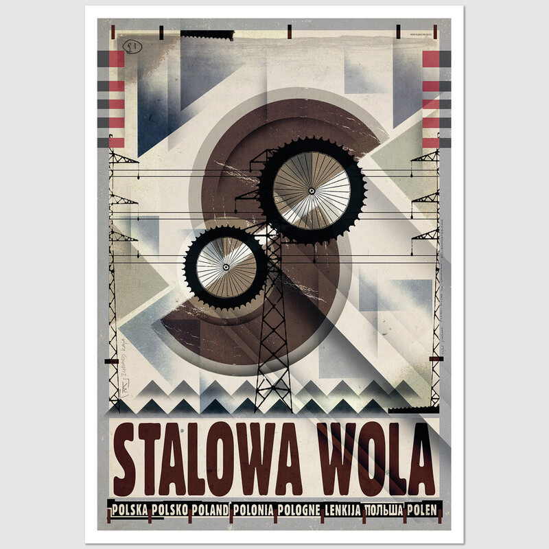 Stalowa Wola, pocztówka, Ryszard Kaja