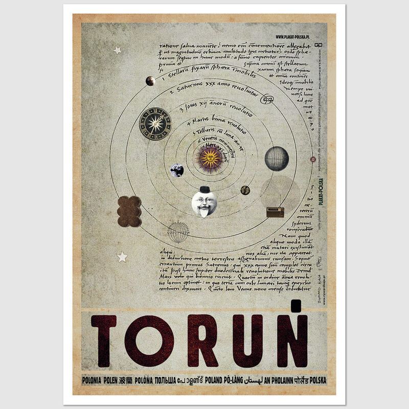 Toruń, pocztówka, Ryszard Kaja