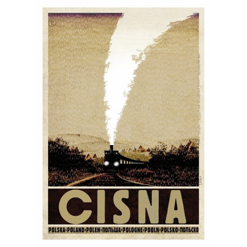 Cisna, postcard by Ryszard Kaja