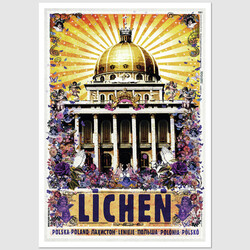 Licheń, postcard by Ryszard...