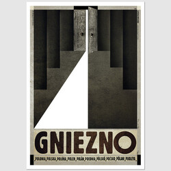Gniezno, postcard by Ryszard Kaja