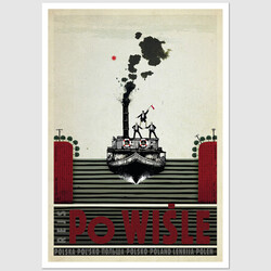 Powiśle, postcard by...