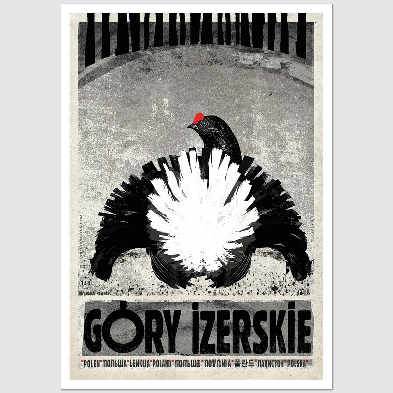 Góry Izerskie, pocztówka, Ryszard Kaja