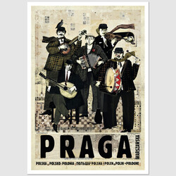 Praga, postcard by Ryszard...