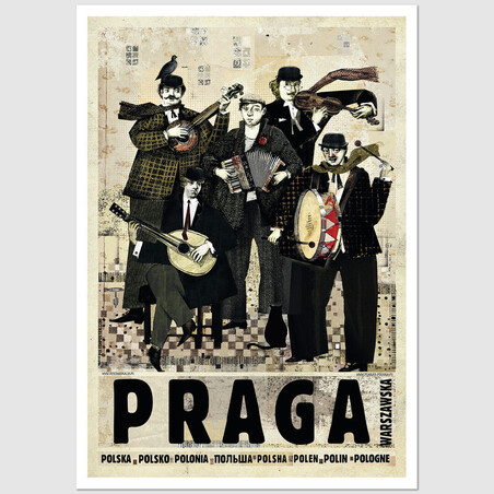 Praga, pocztówka, Ryszard Kaja