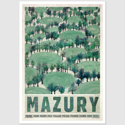 Masuria: Spring, postcard...