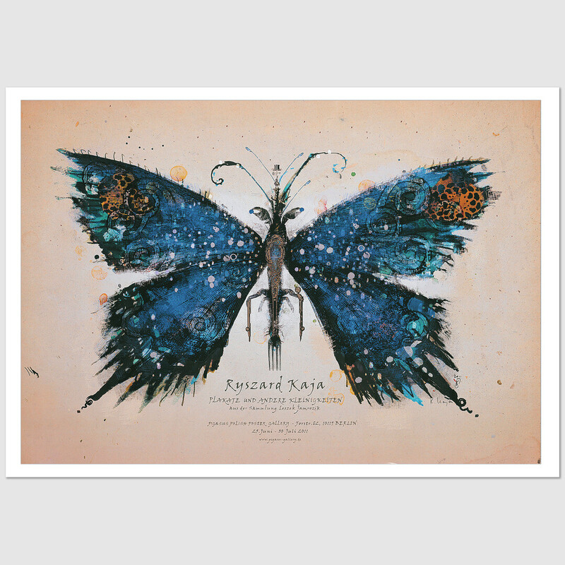 Butterfly, postcard by Ryszard Kaja