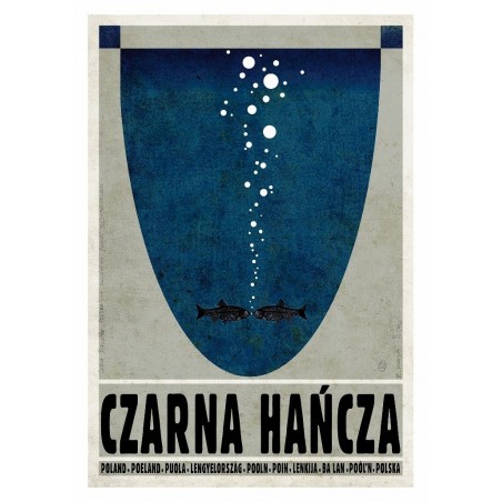 Czarna Hańcza, postcard by Ryszard Kaja