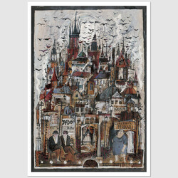 Kraków, postcard by Ryszard...