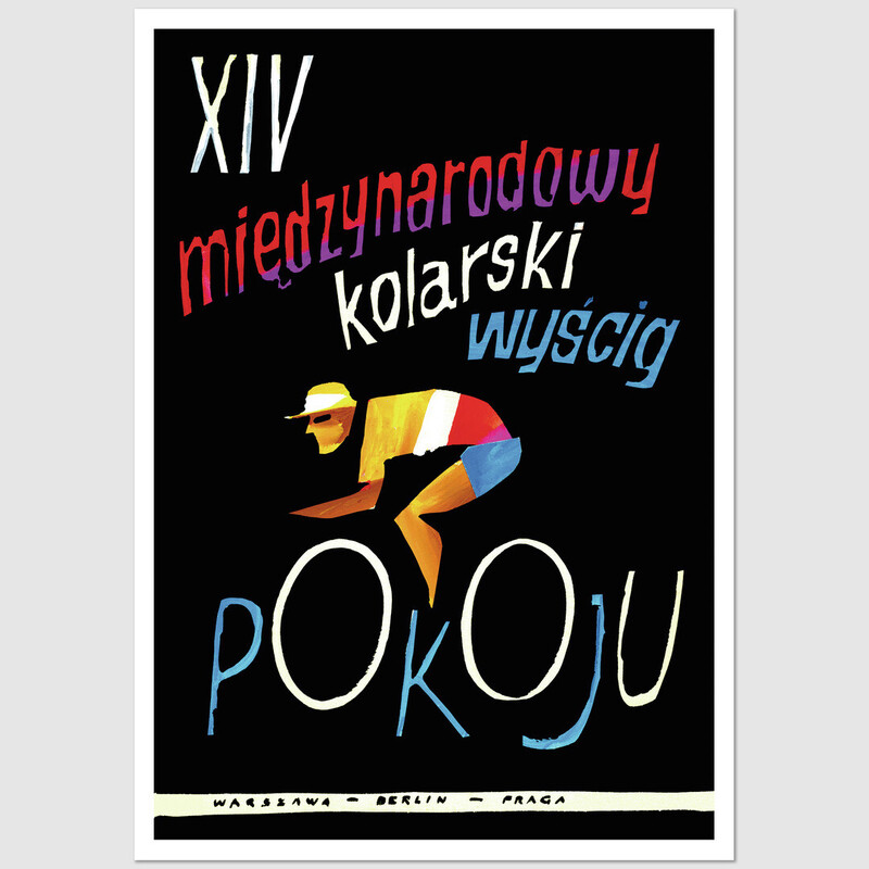 Pocztówka XIV Wyścig Pokoju Międzynarodowy Kolarski, Wiktor Górka