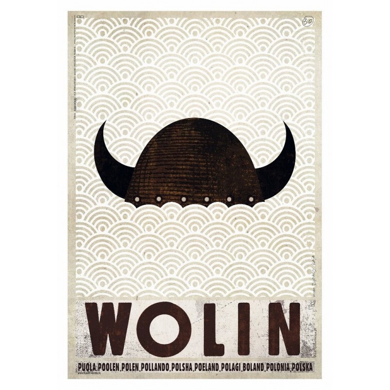 Wolin, postcard by Ryszard Kaja