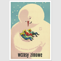 Wczasy Zimowe, postcard by...