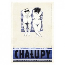 Chałupy, postcard by Ryszard Kaja